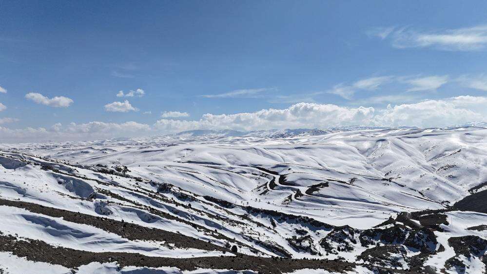 Konya’nın karla kaplı zirvesi görsel şölen sunuyor 6